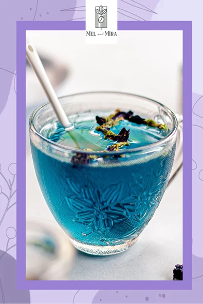 Mel and Mira  Premium Mavi Kelebek Çayı 50g, Blue Butterfly Tea - 3
