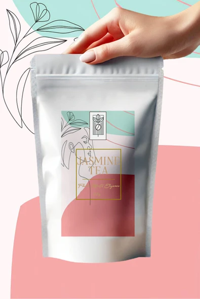 Mel and Mira  Special Jasmine Tea 50g, Özel Karışım Yaseminli Yeşil Çay