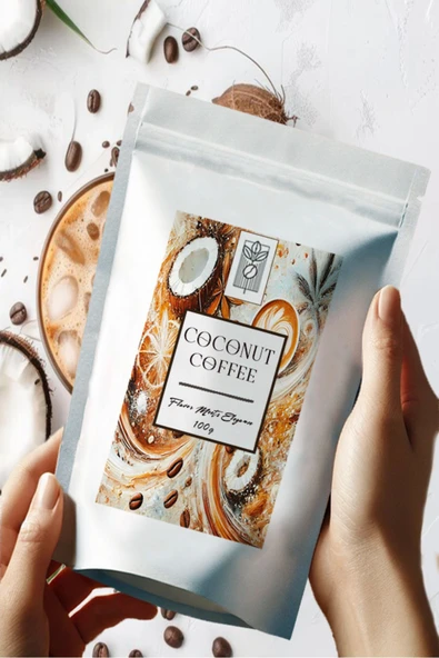 Mel and Mira  Coconut Coffee 100g, Hindistan Cevizi Aromalı Filtre Kahve