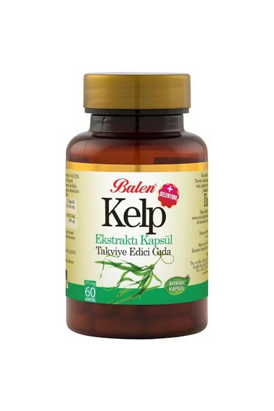 Balen Kelp Ekstraktı Selenyum 375 mg 60 Kapsül