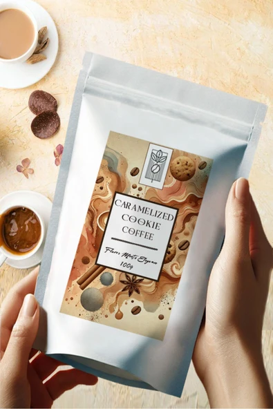 Mel and Mira  Caramelized Cookie Coffee 100g, Karamelize Kurabiye Aromalı Filtre Kahve