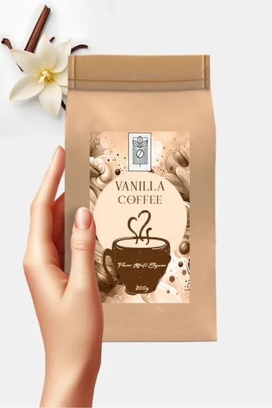 Mel and Mira  Vanilla Bean Coffee 200g, Vanilya Aromalı Çekirdek Kahve