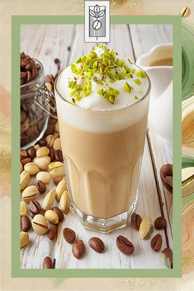 Mel and Mira  Pistachio Bean Coffee 200g, Antep Fıstığı Aromalı Çekirdek Kahve - 3