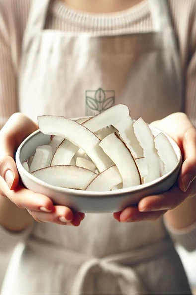Mel and Mira  Hindistan Cevizi Tropikal Meyve Kurusu 100g, Şeker İlavesiz, Dilimlenmiş - 2