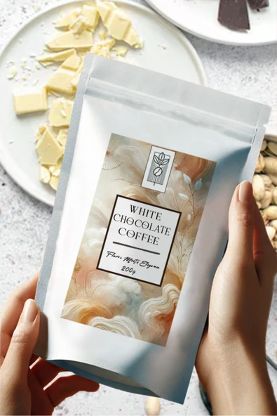 Mel and Mira  White Chocolate Coffee 200g, Beyaz Çikolata Aromalı Filtre Kahve