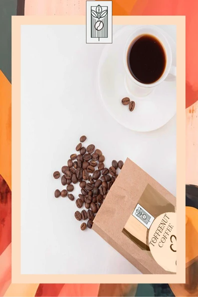 Mel and Mira  Toffee Nut Bean Coffee 200g, Toffee Nut Aromalı Çekirdek Kahve - 2