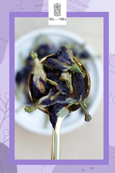 Mel and Mira  Premium Mavi Kelebek Çayı 50g, Blue Butterfly Tea - 2