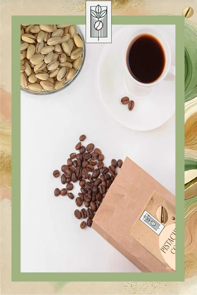 Mel and Mira  Pistachio Bean Coffee 200g, Antep Fıstığı Aromalı Çekirdek Kahve - 2