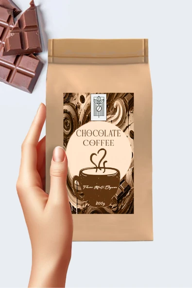 Mel and Mira  Chocolate Bean Coffee 200g, Çikolata Aromalı Çekirdek Kahve