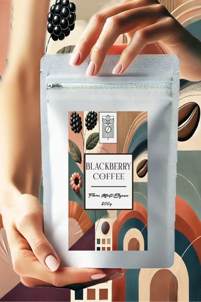 Mel and Mira  Blackberry Coffee 200g, Böğürtlen Aromalı Filtre Kahve - 2