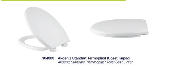AKDENİZ STANDART TERMOPLAST KLOZET KAPAĞI