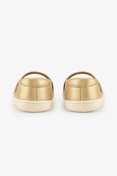 Hopfrög Smart Walker Mary Jane Altın Yıldız Barefoot Kız Babet Ayakkabı H020907100 - 6