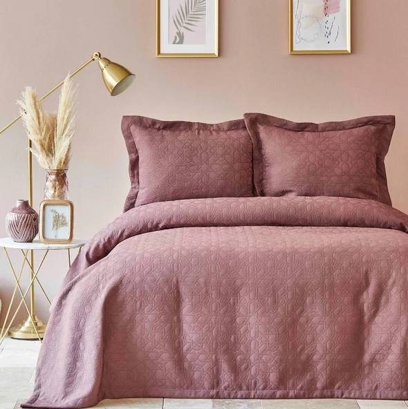 Karaca Home Back To Basic Sarabi Çift Kişilik Yatak Örtüsü - Resim 2