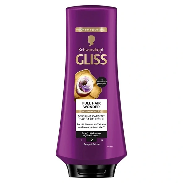 Glıss Saç Kremi Full Haır Wonder Dökülme Karşıtı 360 Ml