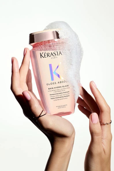 Kérastase Gloss Absolu Bain Hydra-Glaze Elektriklenmeye Eğilimli Saçlar için Parlaklık Veren Şampuan 250 ML - 5