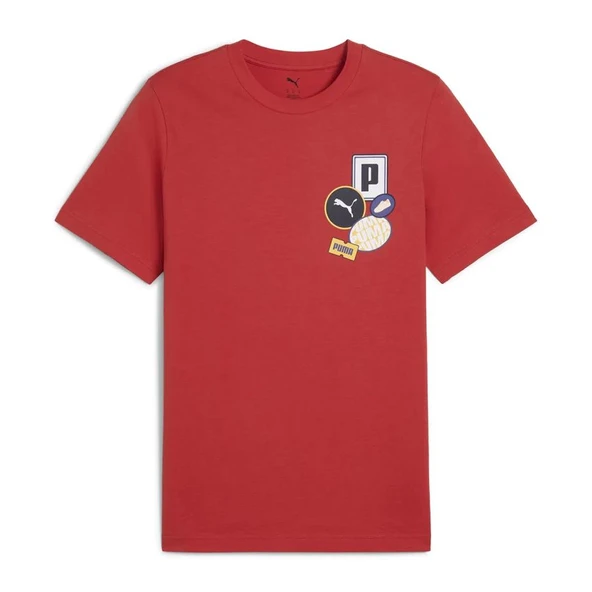 Puma Graphics Icon Unisex Beyaz Günlük Stil Tişört 68482915