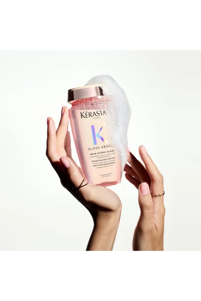 Kérastase Gloss Absolu Bain Hydra-Glaze Elektriklenmeye Eğilimli Saçlar için Parlaklık Veren Şampuan 250 ML - 12