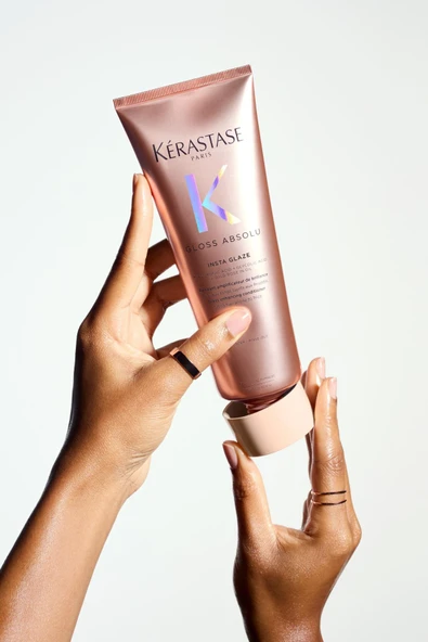 Kerastase Gloss Absolu Insta Glaze Elektriklenmeye Eğilimli Saçlar için Parlaklık Veren Saç Bakım Kremi 250 ml - Resim 5