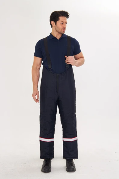 Orange Safety  Reflektörlü SHD Frozen Bahçıvan Tulum - Resim 5