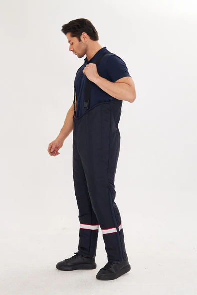 Orange Safety  Reflektörlü SHD Frozen Bahçıvan Tulum - Resim 3