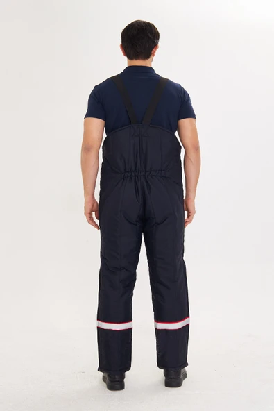 Orange Safety  Reflektörlü SHD Frozen Bahçıvan Tulum - Resim 4