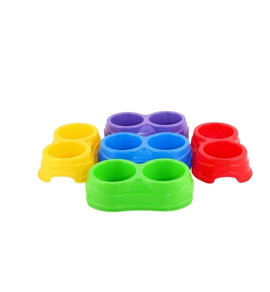 Plastik 2 Li Büyük Mama Kabı 34 x 19 x 8.5 cm