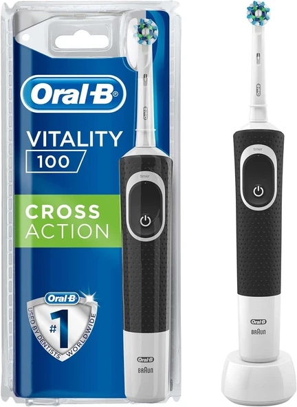 Oral B D100 Cross Action Vitality Şarjlı Diş FIrçası - 4