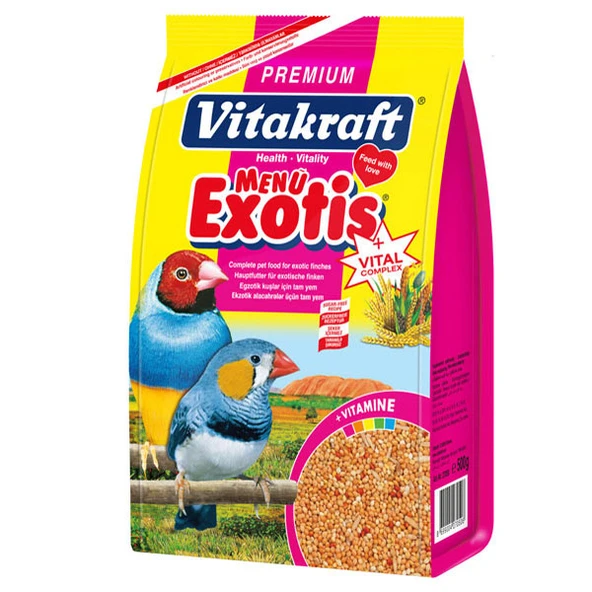 Vitakraft Menü Egzotik Finch Yemi 500 Gr 12'li