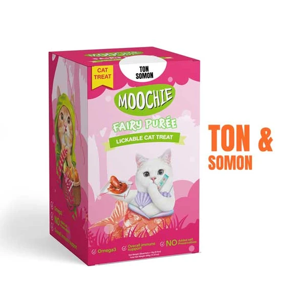 Moochie Sıvı Kedi Ödülü Ton-Somon 30x15 Gr ürün görseli 1