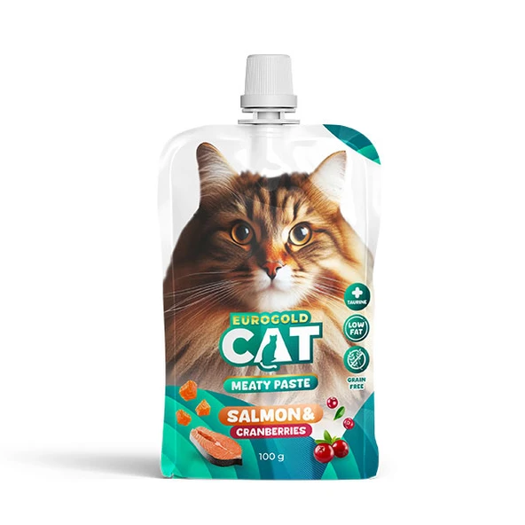 EuroGold Cat Et Ezmesi Somon-Kızılcık 100 Gr - 20 Adet ürün görseli