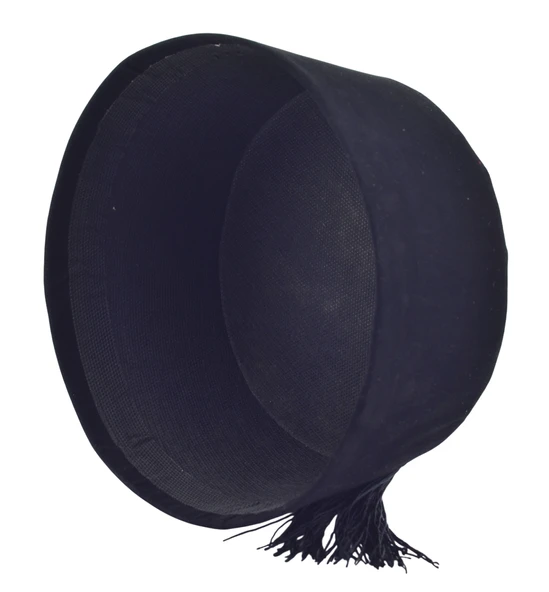 Osmanlı Siyah Erkek Püsküllü Damat Kına Fesi 9,5cm Kısa - 3