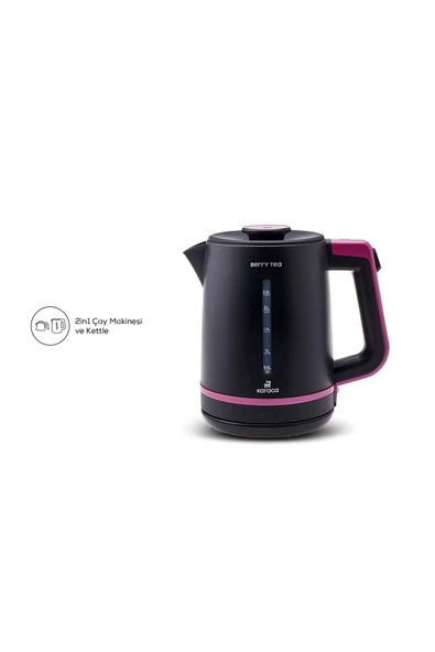 Berry Tea Xl 2in1 Çelik Demlikli Çay Makinesi Ve Kettle Pinkberry - 10