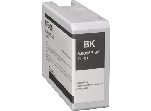 Epson SJIC36P-BK T44C1 C6500 C6000 Siyah Orjinal Kartuş