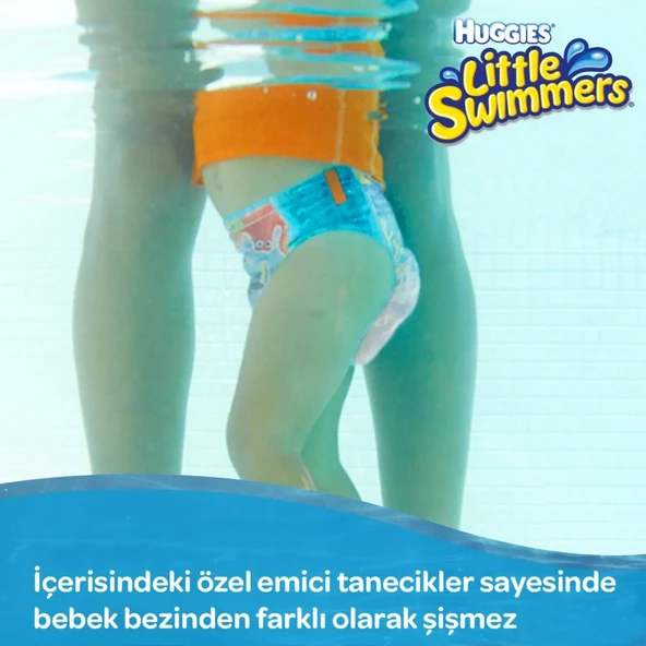 Huggıes Little Swımmers Mayo Bebek Bezi Beden:3-4 (7-15Kg) 72 Adet (6Pk*12) - 7