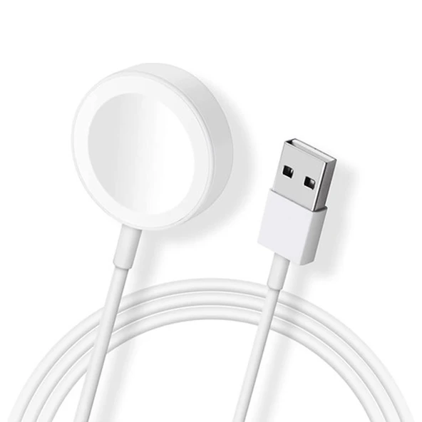 Watch Serisi Uyumlu Akıllı Saat Kablosuz Şarj 1 Metre Apple 1 2 3 4 5 6 7 8 9 10 Se Ultra Mıknatıslı Usb Kablosu Manyetik Pil Şarj - 5