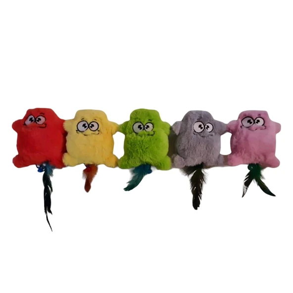 Pet City Catnipli Kurbağa Peluş Oyuncak - 1026 (Kediler ve Köpekler İçin) ürün görseli 1