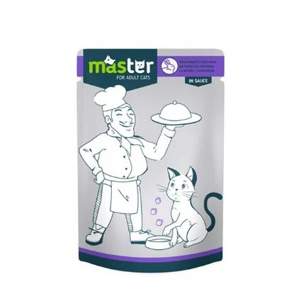 Master Tavşan Etli Pouch Kedi Maması 80 Gr. x 24 Adet ürün görseli 1