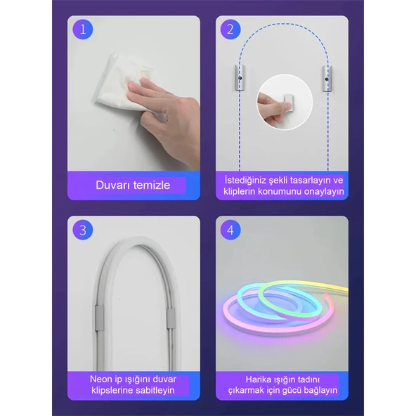 Neon LED şerit 5metre Maldivler Yeşil LED zincir bandı hortum esnek dekoratif aydınlatma ışık 12V 10W - 8