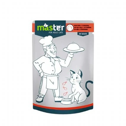 Master Kümes Hayvanlı Pouch Kedi Maması Jöle 80 Gr x 24 Adet ürün görseli 1