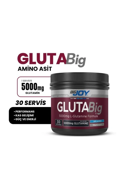 Bigjoy Sports Glutabig Powder L-glutamin 150gr 30 Servis - 2