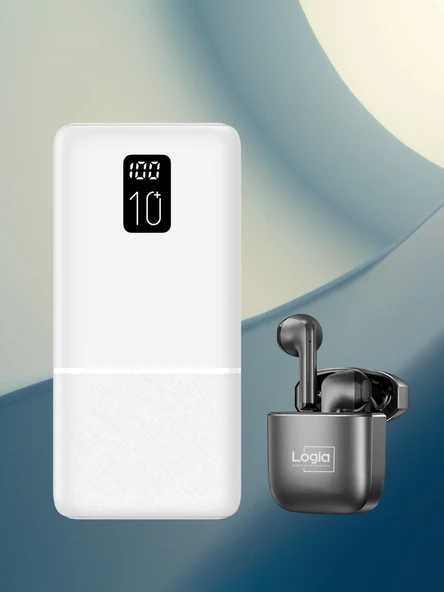 Fırsat Seti P10 Led Ektanlı 10.000 Mah Taşınabilir Powerbank ve Quantum Bluetooth Kulaklık - 2