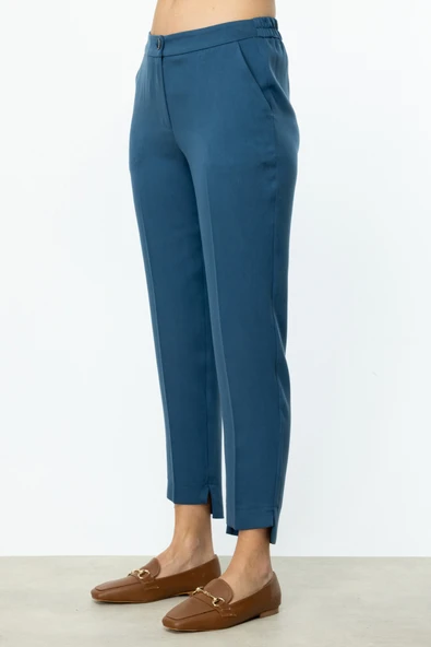 Ekol Normal Bel Dar Paça Kadın Pantolon 25YEKL03324 - 3