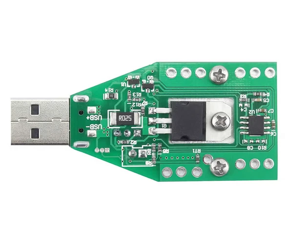 Usb 15W 3.7V 13V 0.15A/3.0A Elektronik Yük / Deşarj Kartı Fan Soğutuculu  Pil Akü Powerbank Kapasite Deşarj Test Cihazı Ayarlanabilir Kör Yük Direnç - Resim 5