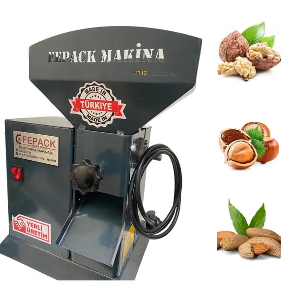 Fepack FPK12 120W Motorlu Fındık Badem Ceviz Kırma Makinası - 3