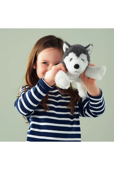Yumuşak Oyuncak, Gri-Beyaz 26 CM Peluş - 4