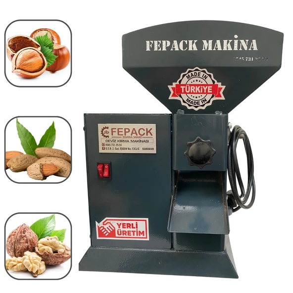Fepack FPK12 120W Motorlu Fındık Badem Ceviz Kırma Makinası - 2