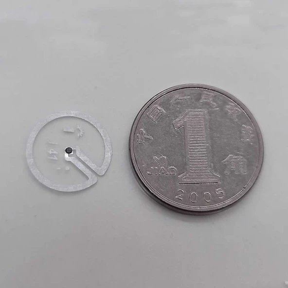 Uhf J41 Etiket Kart 860-960Mhz 12mm Yuvarlak Yapışkanlı Pasif Rfid Film Tag Ürün Araba Kitap Kıyafet Depo Kimlik Epc Gen2 ISO18000-6C - 8