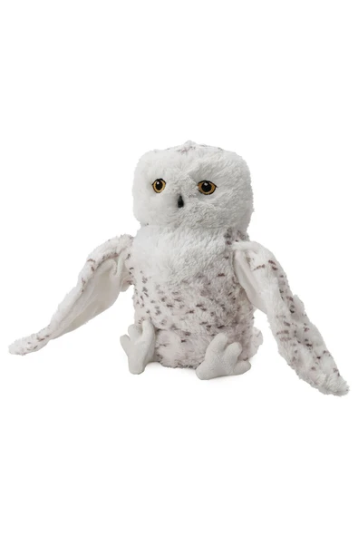 Yumuşak Oyuncak, Beyaz, 25 Cm, El Kuklası-Baykuş