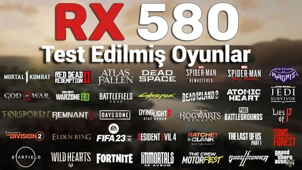 SNT RX580G-B RX 580 8GB GDDR5 PCI EXP 3.0 256Bit Siyah Kasa Ekran Kartı - 6