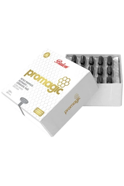 Balen Promagic Beyaz Propolis Ekstraktı ve Çörekotu Yağı 60 Kapsül ürün görseli 1